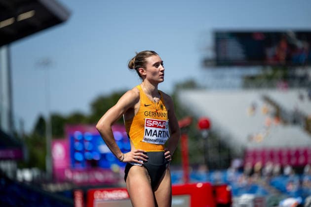 13.08.2026, GBR, Leichtathletik, Europameisterschaft 2026, Morgensession Tag 4, Birmingham Johanna Martin ( Deutschland ), 400 Meter Lauf Damen, Halbfinale Birmingham Alexander Stadium England Großbritannien *** August 13, 2026, GBR, Track and Field, 2026 European Championships, Morning Session, Day 4, Birmingham Johanna Martin, Germany, Women s 400-meter dash, Semifinals, Alexander Stadium, Birmingham, England, Great Britain Copyright: xNordphoto Memmlerx