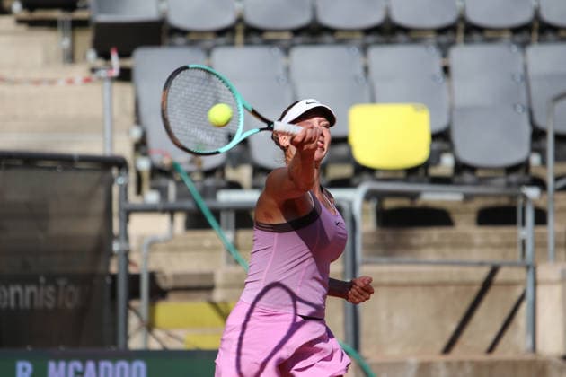 Tennisturnier Ladies & Gents Cup am Hamburger Rothenbaum: Lola Giza (Deutschland). *** Ladies Gents Cup Tennis Tournament at Rothenbaum in Hamburg, Lola Giza, Germany