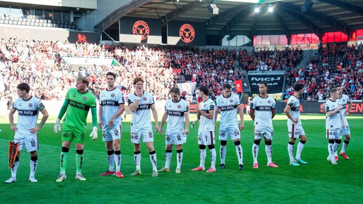 UEFA Europa Conference League Third Qualifying Round Second Leg, MCH Arena, Denmark 13 8 2026 FC Midtjylland vs Bohemians A view of the Bohemians team ahead of the match A view of the Bohemians team ahead of the match 13 8 2026  Copyright: xx 20260813-190748-L-2