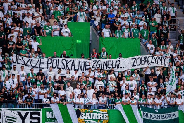 260813 Fans of Hammarby during the UEFA Conference League qualifying football match between Hammarby and Rakow on August 13, 2026 in Stockholm. Photo: Kenta Jönsson BILDBYRAN COP 210 KJ0361 fotboll football soccer fotball uefa conference league conference league hammarby rakow bbeng publik *** August 13, 2026: Hammarby fans during the UEFA Conference League qualifying soccer match between Hammarby and Rakow on August 13, 2026 in Stockholm. Photo by Kenta Jönsson, BILDBYRAN COP 210 KJ0361 soccer football fotball UEFA Conference League Conference League Hammarby Rakow BBENG audience  Copyright: KENTAxJÖNSSON BB260813KJ016