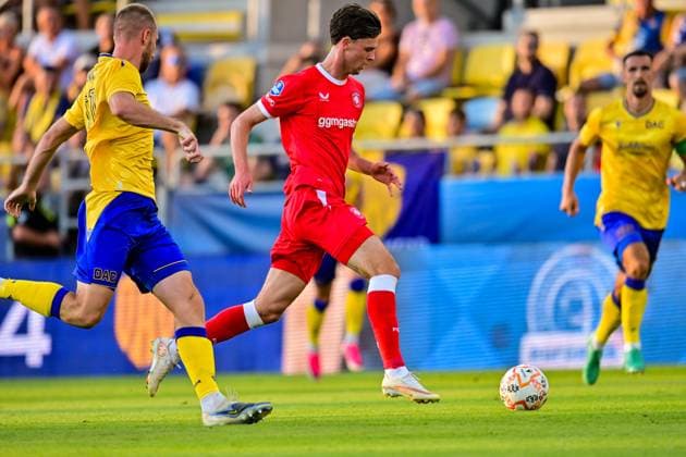Dunajska Streda , 13Ã08-2026 , MOL Arena , season 2026 2027 , UEFA Conference League play-off football , match between FC DAC 1904 and FC Twente , picture shows FC Twente player Lucas Vennegoor of Hesselink DAC 1904 - Twente  x205679459x Copyright: