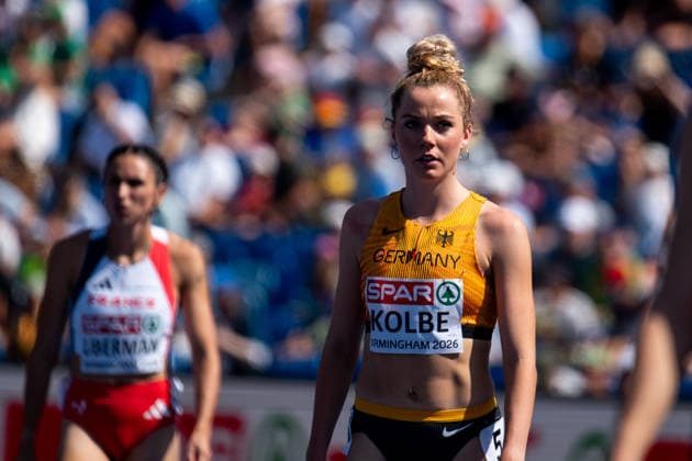 13.08.2026, GBR, Leichtathletik, Europameisterschaft 2026, Morgensession Tag 4, Birmingham Smilla Kolbe ( Deutschland ), 800 Meter Lauf Damen, Halbfinale Birmingham Alexander Stadium England Großbritannien *** August 13, 2026, GBR, Track and Field, 2026 European Championships, Morning Session, Day 4, Birmingham; Smilla Kolbe, Germany, Women s 800-meter race, Semifinals, Alexander Stadium, Birmingham, England, Great Britain Copyright: xNordphoto Memmlerx