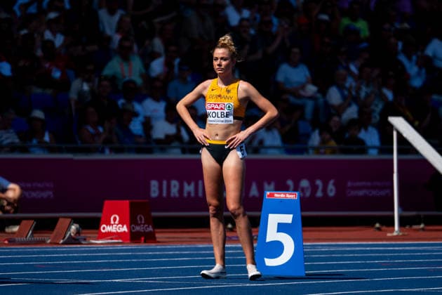 13.08.2026, GBR, Leichtathletik, Europameisterschaft 2026, Morgensession Tag 4, Birmingham Smilla Kolbe ( Deutschland ), 800 Meter Lauf Damen, Halbfinale Birmingham Alexander Stadium England Großbritannien *** August 13, 2026, GBR, Track and Field, 2026 European Championships, Morning Session, Day 4, Birmingham; Smilla Kolbe, Germany, Women s 800-meter race, Semifinals, Alexander Stadium, Birmingham, England, Great Britain Copyright: xNordphoto Memmlerx