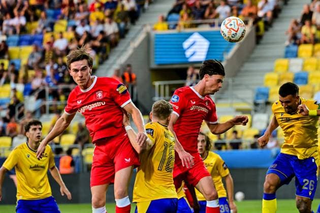 Dunajska Streda , 13Ã08-2026 , MOL Arena , season 2026 2027 , UEFA Conference League play-off football , match between FC DAC 1904 and FC Twente , picture shows FC Twente player Daan Rots DAC 1904 - Twente  x205679614x Copyright: