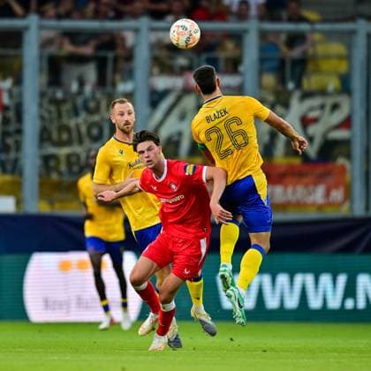 Dunajska Streda , 13Ã08-2026 , MOL Arena , season 2026 2027 , UEFA Conference League play-off football , match between FC DAC 1904 and FC Twente , picture shows FC Twente player Lucas Vennegoor of Hesselink DAC 1904 - Twente  x205679705x Copyright: