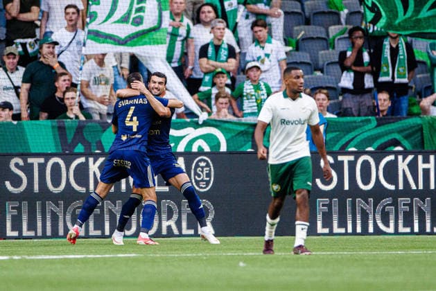 260813 Mahir Emreli of Rakow celebrates after scoring 0-1 during the UEFA Conference League qualifying football match between Hammarby and Rakow on August 13, 2026 in Stockholm. Photo: Kenta Jönsson BILDBYRAN COP 210 KJ0361 fotboll football soccer fotball uefa conference league conference league hammarby rakow bbeng jubel *** August 13, 2026: Mahir Emreli of Rakow celebrates after scoring the 0-1 goal during the UEFA Conference League qualifying soccer match between Hammarby and Rakow on August 13, 2026 in Stockholm. Photo by Kenta Jönsson, BILDBYRAN COP 210 KJ0361. soccer, football, UEFA Conference League, Hammarby, Rakow, BBENG, celebration  Copyright: KENTAxJÖNSSON BB260813KJ021