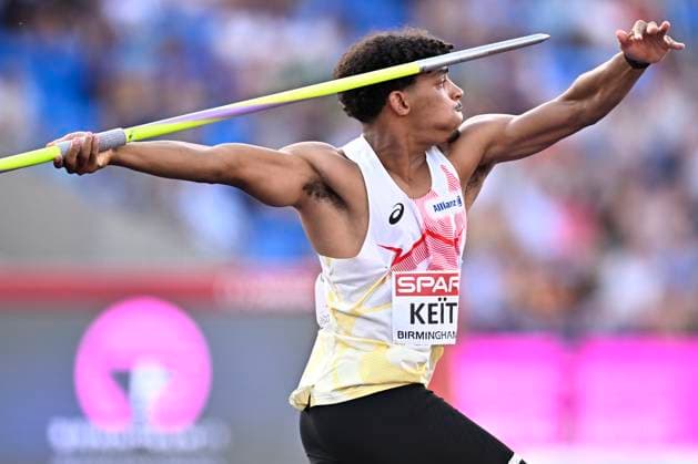 European Athletics Championships Birmingham 2026 - day 4 BIRMINGHAM, ENGLAND - AUGUST 13 : Keita Dai (BEL) in action during the decathlon javelin on day 4 of the Birmingham 2026 European Athletics Championships on August 13, 2026 in Birmingham, England, 13 08 2026 Birmingham ENGLAND  Copyright: xTomasxSiskx