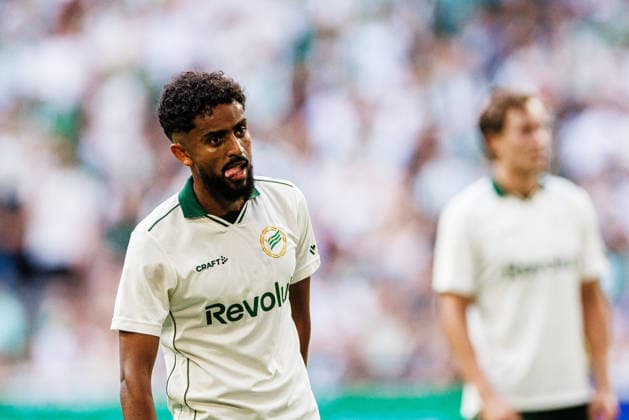 260813 Tesfaldet Tekie of Hammarby looks dejected during the UEFA Conference League qualifying football match between Hammarby and Rakow on August 13, 2026 in Stockholm. Photo: Kenta Jönsson BILDBYRAN COP 210 KJ0361 fotboll football soccer fotball uefa conference league conference league hammarby rakow bbeng depp *** August 13, 2026: Tesfaldet Tekie of Hammarby looks dejected during the UEFA Conference League qualifying soccer match between Hammarby and Rakow on August 13, 2026 in Stockholm. Photo by Kenta Jönsson, BILDBYRAN COP 210 KJ0361 soccer football fotball UEFA Conference League Conference League Hammarby Rakow bbeng depp  Copyright: KENTAxJÖNSSON BB260813KJ027