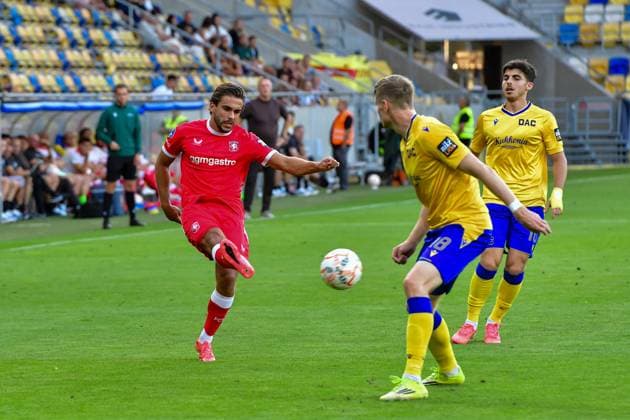 Dunajska Streda , 13Ã08-2026 , MOL Arena , season 2026 2027 , UEFA Conference League play-off football , match between FC DAC 1904 and FC Twente , picture shows FC Twente player Bart van Rooij DAC 1904 - Twente  x205680413x Copyright: