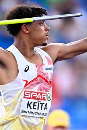 European Athletics Championships Birmingham 2026 - day 4 BIRMINGHAM, ENGLAND - AUGUST 13 : Keita Dai (BEL) in action during the decathlon javelin on day 4 of the Birmingham 2026 European Athletics Championships on August 13, 2026 in Birmingham, England, 13 08 2026 Birmingham ENGLAND  Copyright: xTomasxSiskx