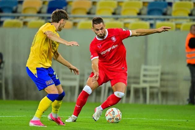 Dunajska Streda , 13 08-2026 , MOL Arena , season 2026 2027 , UEFA Conference League play-off football , match between FC DAC 1904 and FC Twente , picture shows DAC 1904 - Twente  x205680954x Copyright: