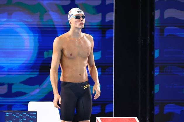 Championnat d Europe de natation PHOTOPQR LE COURRIER PICARD Haslin ; Saint Denis ; 13 08 2026 ; 13 08 26 Championnat d Europe de natation Centre Aquatique Olympique Daniel Popovici (Rou) demi finale du 200m nage libre Photo Fred Haslin -- European Swimming Championships at the Greater Paris Metropolis Olympic Aquatics Centre in Paris Saint Denis 93 France  Copyright: xPHOTOPQR LExCOURRIERxPICARD MAXPxHaslinx 20260813LCP5806 20260813LCP5806