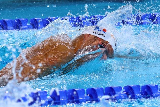 Championnat d Europe de natation PHOTOPQR LE COURRIER PICARD Haslin ; Saint Denis ; 13 08 2026 ; 13 08 26 Championnat d Europe de natation Centre Aquatique Olympique Roman Fuchs demi finale du 200m nage libre Photo Fred Haslin -- European Swimming Championships at the Greater Paris Metropolis Olympic Aquatics Centre in Paris Saint Denis 93 France  Copyright: xPHOTOPQR LExCOURRIERxPICARD MAXPxHaslinx 20260813LCP5807 20260813LCP5807