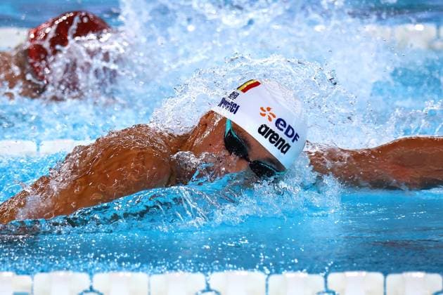 Championnat d Europe de natation PHOTOPQR LE COURRIER PICARD Haslin ; Saint Denis ; 13 08 2026 ; 13 08 26 Championnat d Europe de natation Centre Aquatique Olympique Daniel Popovici (Rou) demi finale du 200m nage libre Photo Fred Haslin -- European Swimming Championships at the Greater Paris Metropolis Olympic Aquatics Centre in Paris Saint Denis 93 France  Copyright: xPHOTOPQR LExCOURRIERxPICARD MAXPxHaslinx 20260813LCP5808 20260813LCP5808