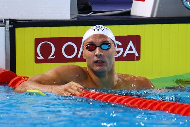 Championnat d Europe de natation PHOTOPQR LE COURRIER PICARD Haslin ; Saint Denis ; 13 08 2026 ; 13 08 26 Championnat d Europe de natation Centre Aquatique Olympique Roman Fuchs demi finale du 200m nage libre Photo Fred Haslin -- European Swimming Championships at the Greater Paris Metropolis Olympic Aquatics Centre in Paris Saint Denis 93 France  Copyright: xPHOTOPQR LExCOURRIERxPICARD MAXPxHaslinx 20260813LCP5812 20260813LCP5812