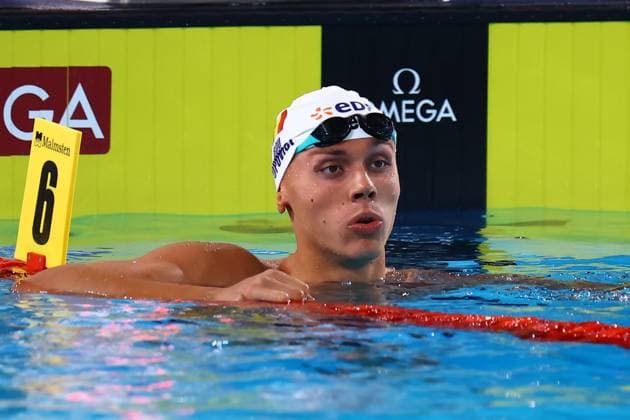 Championnat d Europe de natation PHOTOPQR LE COURRIER PICARD Haslin ; Saint Denis ; 13 08 2026 ; 13 08 26 Championnat d Europe de natation Centre Aquatique Olympique Daniel Popovici (Rou) demi finale du 200m nage libre Photo Fred Haslin -- European Swimming Championships at the Greater Paris Metropolis Olympic Aquatics Centre in Paris Saint Denis 93 France  Copyright: xPHOTOPQR LExCOURRIERxPICARD MAXPxHaslinx 20260813LCP5813 20260813LCP5813