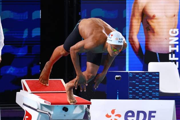 Championnat d Europe de natation PHOTOPQR LE COURRIER PICARD Haslin ; Saint Denis ; 13 08 2026 ; 13 08 26 Championnat d Europe de natation Centre Aquatique Olympique Sauveur Cristofini demi finale du 200m nage libre Photo Fred Haslin -- European Swimming Championships at the Greater Paris Metropolis Olympic Aquatics Centre in Paris Saint Denis 93 France  Copyright: xPHOTOPQR LExCOURRIERxPICARD MAXPxHaslinx 20260813LCP5820 20260813LCP5820