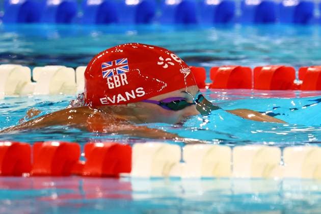 Championnat d Europe de natation PHOTOPQR LE COURRIER PICARD Haslin ; Saint Denis ; 13 08 2026 ; 13 08 26 Championnat d Europe de natation Centre Aquatique Olympique Illustration nage brasse Angharad Evans (GBR) Photo Fred Haslin -- European Swimming Championships at the Greater Paris Metropolis Olympic Aquatics Centre in Paris Saint Denis 93 France  Copyright: xPHOTOPQR LExCOURRIERxPICARD MAXPxHaslinx 20260813LCP5823 20260813LCP5823