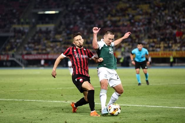 Felix Passlack of Hibernian Shkendija v Hibernian, UEFA Conference League, 3rd Qualifying Round, Second Leg, Football, Nacionalna Arena Toe Proeski, Skopje, North Macedonia - 13 Aug 2026Skopje Nacionalna Arena Tose Proeski United Kingdom  Copyright: xNikolaxKrstic Shutterstockx 17069367aj