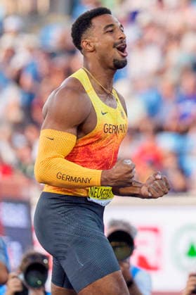 BIRMINGHAM, GREAT BRITAIN - AUGUST 13, 2026 : Leo NEUGEBAUER (GER Germany) competing in the javelin throw in the decathlon during the European Athletics Championships at Alexander Stadium on August 13, 2026 in Birmingham, Great Britain. Great Britain Copyright: xLeahxKohringx