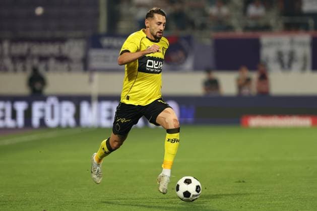 13.August.2026 - SOCCER - 2026 27 UEFA Conference League, Third Qualifying Round, 2nd Leg, FK Austria Wien vs Beitar Jerusalem Omer Atzili (Beitar Jerusalem) is in action Vienna Franz-Horr-Stadion (Generali-Arena) Vienna Austria Copyright: xYigitxOermex xPsxImagesxYigitxOermex xPsxImagesx