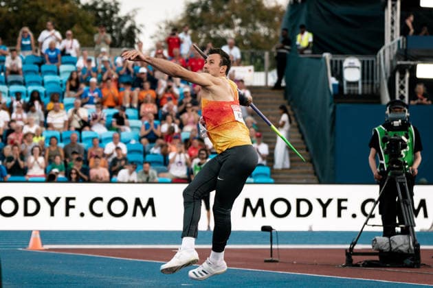 Niklas Kaul (USC Mainz, Zehnkampf Maenner), GBR, Leichtathletik, Athletics, European Athletics Championships 2026, Leichtathletik Europameisterschaft 2026, Birmingham 2026, 09.08.2026, GBR, Leichtathletik, Athletics, European Athletics Championships 2026, Leichtathletik Europameisterschaft 2026, Birmingham 2026, 09.08.2026 Birmingham *** Niklas Kaul, USC Mainz, Men s Decathlon, GBR, Track and Field, Athletics, 2026 European Athletics Championships, 2026 European Track and Field Championships, Birmingham 2026, August 9, 2026, GBR, Track and Field, Athletics, 2026 European Athletics Championships, 2026 European Track and Field Championships, Birmingham 2026, August 9, 2026, Birmingham Copyright: xStefanxMayerx EP_SMR
