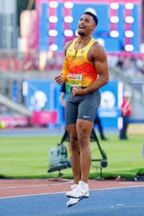 BIRMINGHAM, GREAT BRITAIN - AUGUST 13, 2026: Leo NEUGEBAUER (GER Germany) reacts in the javelin throw of the decathlon during European Athletics Championships at Alexander Stadium on August 13, 2026 in Birmingham, Great Britain. Great Britain Copyright: xAxelxKohringx
