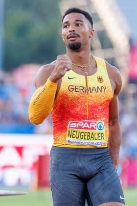 BIRMINGHAM, GREAT BRITAIN - AUGUST 13, 2026: Leo NEUGEBAUER (GER Germany) reacts in the javelin throw of the decathlon during European Athletics Championships at Alexander Stadium on August 13, 2026 in Birmingham, Great Britain. Great Britain Copyright: xAxelxKohringx