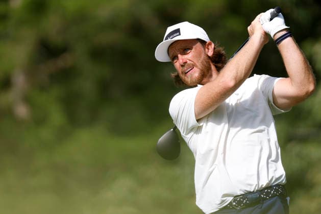 MEMPHIS, TN - AUGUST 13: Tommy Fleetwood of England watches his tee shot on No. 7 during the first round of the FedEx St. Jude Championship, August 13, 2026, at TPC Southwind in Memphis, Tennessee. (Photo by Matthew Maxey Icon Sportswire) GOLF: AUG 13 PGA, Golf Herren FedEx St. Jude Championship EDITORIAL USE ONLY Icon260813018