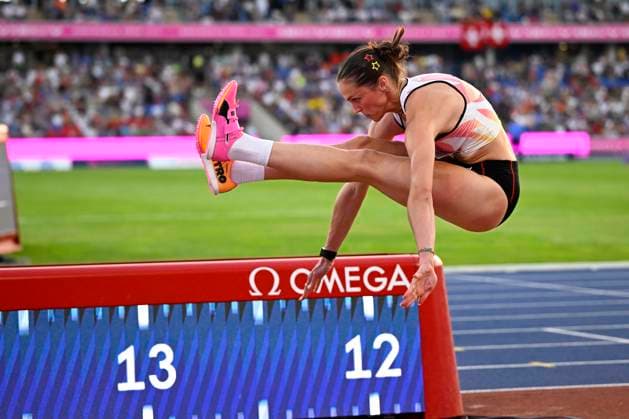 European Athletics Championships Birmingham 2026 - day 4 BIRMINGHAM, ENGLAND - AUGUST 13 : Masson Ilona (BEL) in action during the triple jump final on day 4 of the Birmingham 2026 European Athletics Championships on August 13, 2026 in Birmingham, England, 13 08 2026 Birmingham ENGLAND  Copyright: xTomasxSiskx