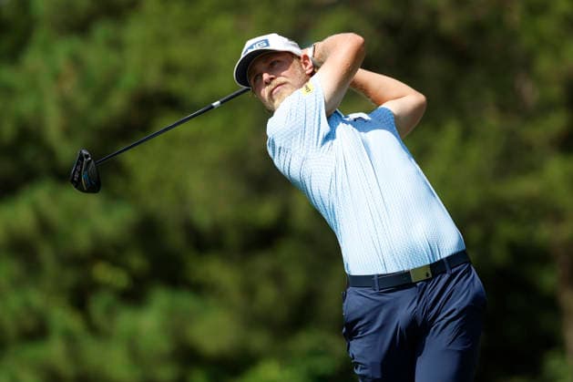 MEMPHIS, TN - AUGUST 13: Keristoffer Reitan of Norway watches his tee shot on No. 7 during the first round of the FedEx St. Jude Championship, August 13, 2026, at TPC Southwind in Memphis, Tennessee. (Photo by Matthew Maxey Icon Sportswire) GOLF: AUG 13 PGA, Golf Herren FedEx St. Jude Championship EDITORIAL USE ONLY Icon260813032