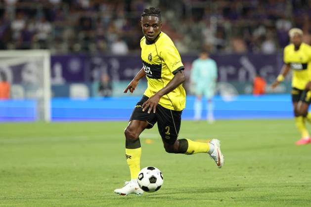 13.August.2026 - SOCCER - 2026 27 UEFA Conference League, Third Qualifying Round, 2nd Leg, FK Austria Wien vs Beitar Jerusalem Nana Antwi (Beitar Jerusalem) is in action Vienna Franz-Horr-Stadion (Generali-Arena) Vienna Austria Copyright: xYigitxOermex xPsxImagesxYigitxOermex xPsxImagesx