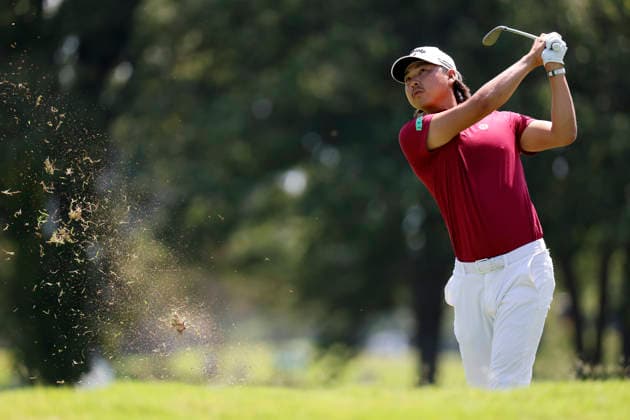 MEMPHIS, TN - AUGUST 13: Min Woo Lee of Australia hits from the rough on No. 2 during the first round of the FedEx St. Jude Championship, August 13, 2026, at TPC Southwind in Memphis, Tennessee. (Photo by Matthew Maxey Icon Sportswire) GOLF: AUG 13 PGA, Golf Herren FedEx St. Jude Championship EDITORIAL USE ONLY Icon260813050