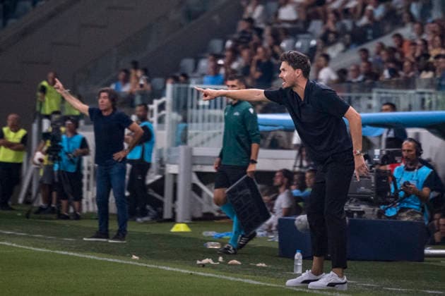 SOCCER - UEFA EL, Pafos vs RBS LIMASSOL,CYPRUS,13.AUG.26 - SOCCER - UEFA Europa League, qualification, Pafos FC vs Red Bull Salzburg. Image shows head coach Danny Roehl (RBS).  GEPAxpictures xXenophonxKarakalo