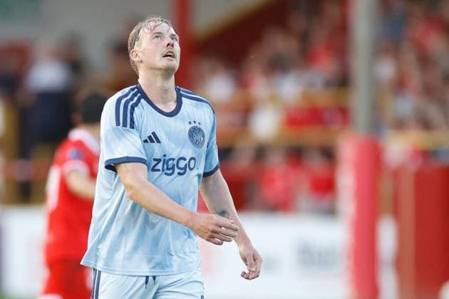DUBLIN , 13-08-2026, Tolka Park Stadium , season 2026 2027 , UEFA Conference League play-off football . Match between Shelbourne FC and Ajax, Picture shows Ajax player Julian Brandt Shelbourne - Ajax  x205682349x Copyright: