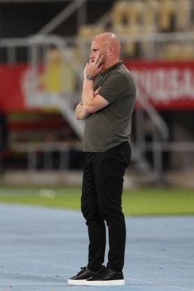 David Gray manager of Hibernian Shkendija v Hibernian, UEFA Conference League, 3rd Qualifying Round, Second Leg, Football, Nacionalna Arena Toe Proeski, Skopje, North Macedonia - 13 Aug 2026Skopje Nacionalna Arena Tose Proeski United Kingdom  Copyright: xNikolaxKrstic Shutterstockx 17069367as