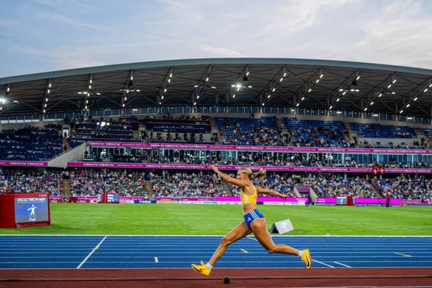 260813 Maja Askag of Sweden competes in women s triple jump final during day 4 of the 2026 European Athletics Championships on August 13, 2026 in Birmingham. Photo: Mathias Bergeld BILDBYRAN kod MB MT1068 friidrott athletics friidrett friidrotts-em em friidretts-em 2026 european athletics championships 4 bbeng *** August 13, 2026: Maja Askag of Sweden competes in the women’s triple jump final on Day 4 of the 2026 European Athletics Championships on August 13, 2026 in Birmingham. Photo by Mathias Bergeld. BILDBYRAN code MB MT1068. track and field athletics friidrett friidrotts em em friidretts em 2026 European Athletics Championships 4 bbeng  Copyright: MATHIASxBERGELD BB260813MB109