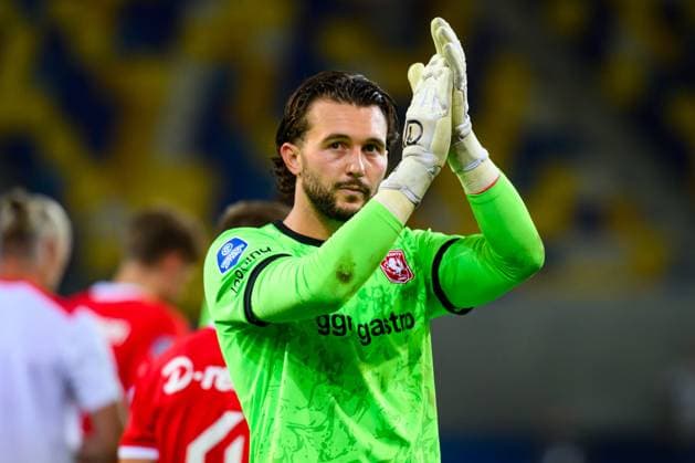 Dunajska Streda , 13 08-2026 , MOL Arena , season 2026 2027 , UEFA Conference League play-off football , match between FC DAC 1904 and FC Twente , picture shows FC Twente goalkeeper Joel Drommel after the match DAC 1904 - Twente  x205682745x Copyright: