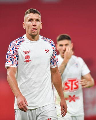 2026.08.13 Zabrze Pilka nozna Liga Europy UEFA Eliminacje 3 Rudna Kwalifikacji Ligi Europy Sezon 2026 2027 Gornik Zabrze - Ferencvaros N z Rafal Janicki, smutek, porazka, przegrana Foto Marcin Bulanda PressFocus 2026.08.13 Zabrze Football UEFA European League Qualifying Third Round Season 2026 2027 Gornik Zabrze - Ferencvaros Rafal Janicki, smutek, porazka, przegrana Credit: Marcin Bulanda PressFocus NEWSPIX.PL --- newspix.pl 