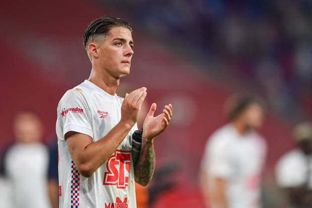 2026.08.13 Zabrze Pilka nozna Liga Europy UEFA Eliminacje 3 Rudna Kwalifikacji Ligi Europy Sezon 2026 2027 Gornik Zabrze - Ferencvaros N z Kacper Urbanski, smutek, porazka, przegrana Foto Marcin Bulanda PressFocus 2026.08.13 Zabrze Football UEFA European League Qualifying Third Round Season 2026 2027 Gornik Zabrze - Ferencvaros Kacper Urbanski, smutek, porazka, przegrana Credit: Marcin Bulanda PressFocus NEWSPIX.PL --- newspix.pl 