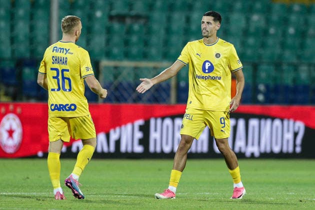 IPA87453956 - Maccabi s Ester Sokler celebrating after scoring a goal during the Europa League qualifying match between PFC CSKA and Maccabi Tel Aviv FC at Vasil Levski National Stadium in Sofia, Bulgaria, on August 13, 2026  Copyright: xIvanxSxIvanov IPAxSportx xx 87453956