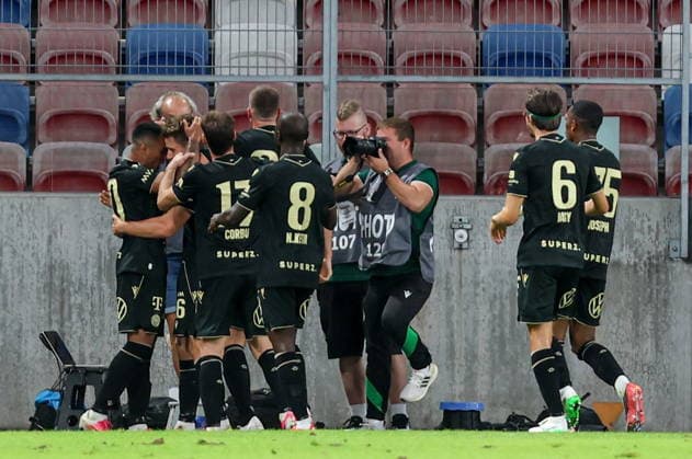 13.08.2026, Zabrze Liga Europy UEFA sezon 2026 27 runda III kwalifikacji, Gornik Zabrze - Ferencvaros Budapeszt - UEFA Europa League football Match season 2026 27 round III qualification Gornik Zabrze - Ferencvaros Budapest Nz. Kristoffer Zachariassen Fot. Michal Chwieduk Arena Akcji NEWSPIX.PL --- newspix.pl 