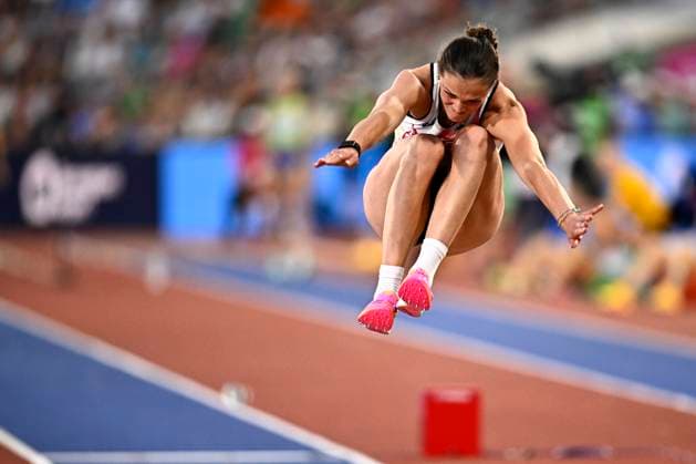 European Athletics Championships Birmingham 2026 - day 4 BIRMINGHAM, ENGLAND - AUGUST 13 : Masson Ilona (BEL) in action during the triple jump final on day 4 of the Birmingham 2026 European Athletics Championships on August 13, 2026 in Birmingham, England, 13 08 2026 Birmingham ENGLAND  Copyright: xTomasxSiskx
