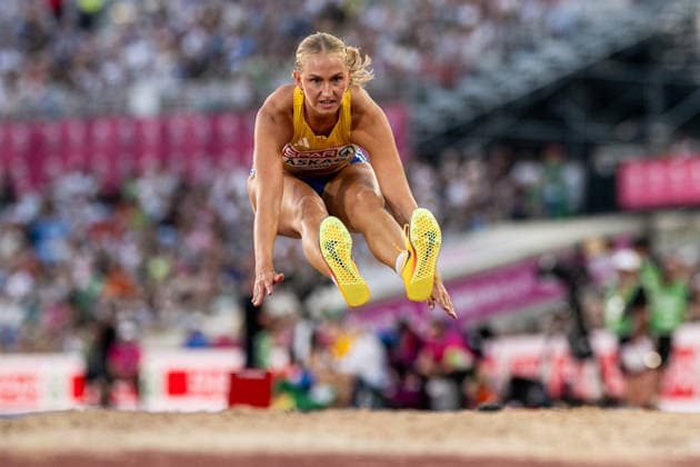 260813 Maja Askag of Sweden competes in women s triple jump final during day 4 of the 2026 European Athletics Championships on August 13, 2026 in Birmingham. Photo: Mathias Bergeld BILDBYRAN kod MB MT1068 friidrott athletics friidrett friidrotts-em em friidretts-em 2026 european athletics championships 4 bbeng *** August 13, 2026: Maja Askag of Sweden competes in the women’s triple jump final on Day 4 of the 2026 European Athletics Championships on August 13, 2026 in Birmingham. Photo by Mathias Bergeld. BILDBYRAN code MB MT1068. track and field athletics friidrett friidrotts em em friidretts em 2026 European Athletics Championships 4 bbeng  Copyright: MATHIASxBERGELD BB260813MB116