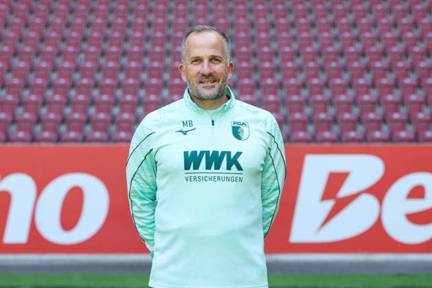 Chef-Trainer Manuel Baum; FC Augsburg 1907 1. BL, Porträttermin 2026 2027, Spielerporträts Augsburg Bayern Deutschland *** Head Coach Manuel Baum, FC Augsburg 1907, Bundesliga 1, Profile Session 2026–2027, Player Profiles: Augsburg, Bayern, Germany Copyright: ximago kolbert-press ChristianxKolbertx