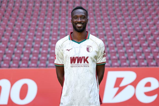 Chrislain Matsima; FC Augsburg 1907 1. BL, Porträttermin 2026 2027, Spielerporträts Augsburg Bayern Deutschland *** Chrislain Matsima, FC Augsburg 1907, Bundesliga 1, Photo Shoot 2026–2027, Player Portraits: Augsburg, Bavaria, Germany Copyright: ximago kolbert-press ChristianxKolbertx