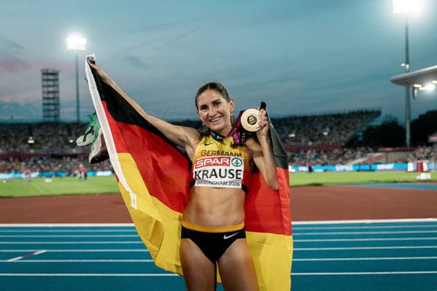 Gesa Felicitas Krause (Silversterlauf Trier, 3000m Hindernis Frauen), GBR, Leichtathletik, Athletics, European Athletics Championships 2026, Leichtathletik Europameisterschaft 2026, Birmingham 2026, 09.08.2026, GBR, Leichtathletik, Athletics, European Athletics Championships 2026, Leichtathletik Europameisterschaft 2026, Birmingham 2026, 09.08.2026 Birmingham *** Gesa Felicitas Krause, Trier New Year s Eve Run, Women s 3000m Steeplechase, GBR, Track and Field, Athletics, 2026 European Athletics Championships, 2026 European Track and Field Championships, Birmingham 2026, August 9, 2026, GBR, Track and Field, Athletics, 2026 European Athletics Championships, 2026 European Track and Field Championships, Birmingham 2026, August 9, 2026, Birmingham Copyright: xStefanxMayerx EP_SMR