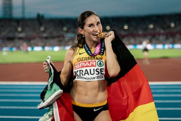 Gesa Felicitas Krause (Silversterlauf Trier, 3000m Hindernis Frauen), GBR, Leichtathletik, Athletics, European Athletics Championships 2026, Leichtathletik Europameisterschaft 2026, Birmingham 2026, 09.08.2026, GBR, Leichtathletik, Athletics, European Athletics Championships 2026, Leichtathletik Europameisterschaft 2026, Birmingham 2026, 09.08.2026 Birmingham *** Gesa Felicitas Krause, Trier New Year s Eve Run, Women s 3000m Steeplechase, GBR, Track and Field, Athletics, 2026 European Athletics Championships, 2026 European Track and Field Championships, Birmingham 2026, August 9, 2026, GBR, Track and Field, Athletics, 2026 European Athletics Championships, 2026 European Track and Field Championships, Birmingham 2026, August 9, 2026, Birmingham Copyright: xStefanxMayerx EP_SMR