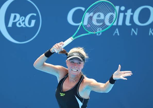 August 13, 2026, Mason, Ohio, USA: MAGDALENA FRECH of Poland during the match against A. Ruzic of Croatia in the first round of tennis tournament WTA, Tennis Damen 1000 Cincinnati Open in Mason, USA. Frech won 6:2, 7:5. Mason USA - ZUMAc278 20260813_zsp_c278_004 Copyright: xMarcinxCholewinskix