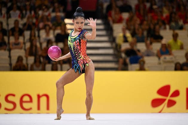 OTHER - Gymnastics - 42nd Rhythmic gymnastics, Rhythmische Sportgymnastik, RSG World Championships Photo by IPA ABACAPRESS.COM87454069 - CHU Megan (USA) performs during the 42nd Rhythmic Gymnastics World Championships in Frankfurt am Main, Germany, on August 13, 2026 Frankfurt am Main Germany  Copyright: xIPAxSport ABACAx